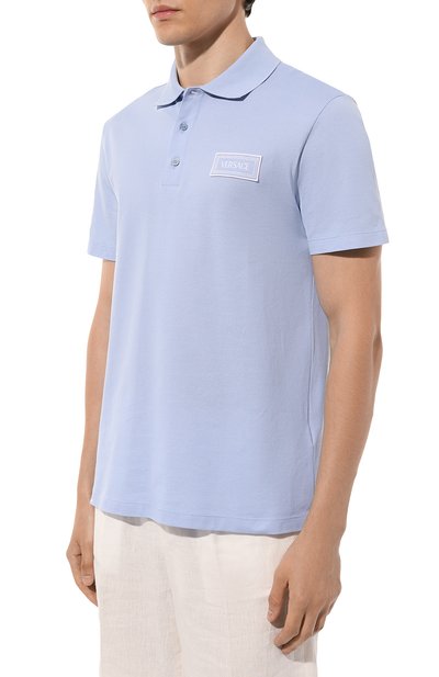 Хлопковое поло VERSACE, арт. 1013906/1A11304, фото 3