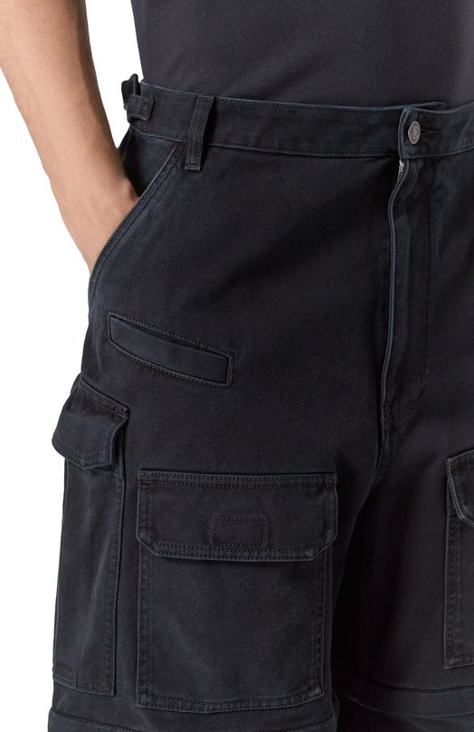 Джинсы-шорты Balenciaga 783695/TNW11 Чёрный  783695/TNW11 Фото 7