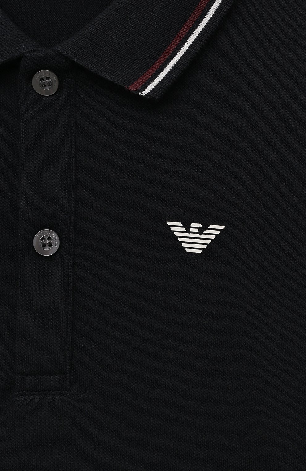 Хлопковое поло EMPORIO ARMANI, арт. 8NHFB5/1JPTZ, фото 3
