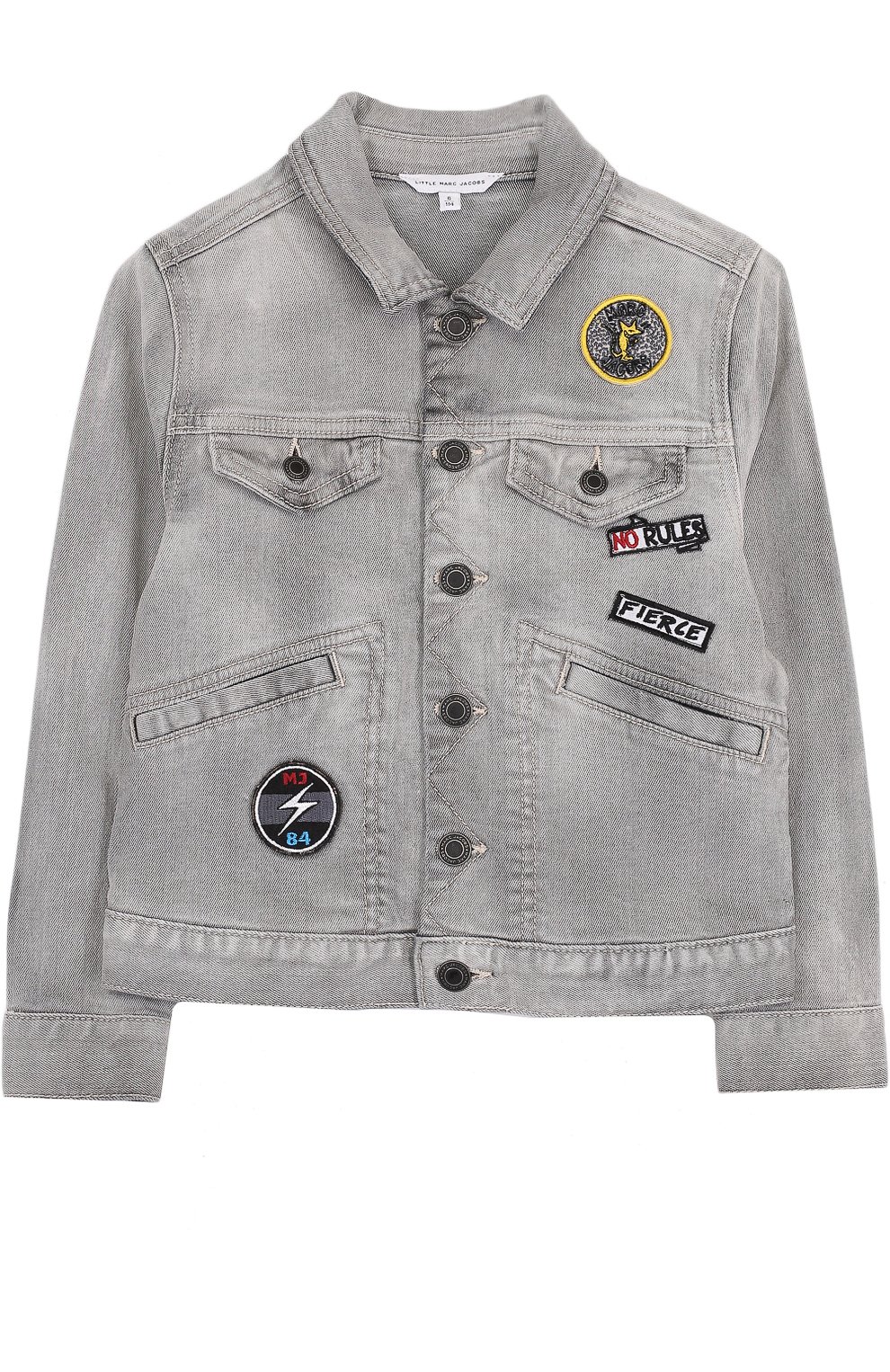 Джинсовая куртка с нашивками MARC JACOBS (THE), арт. W26082/6A-12A, фото 1