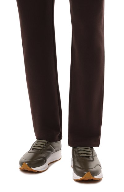 Кожаные кроссовки earthly CORNELIANI, арт. 94TM52-9420937, фото 3