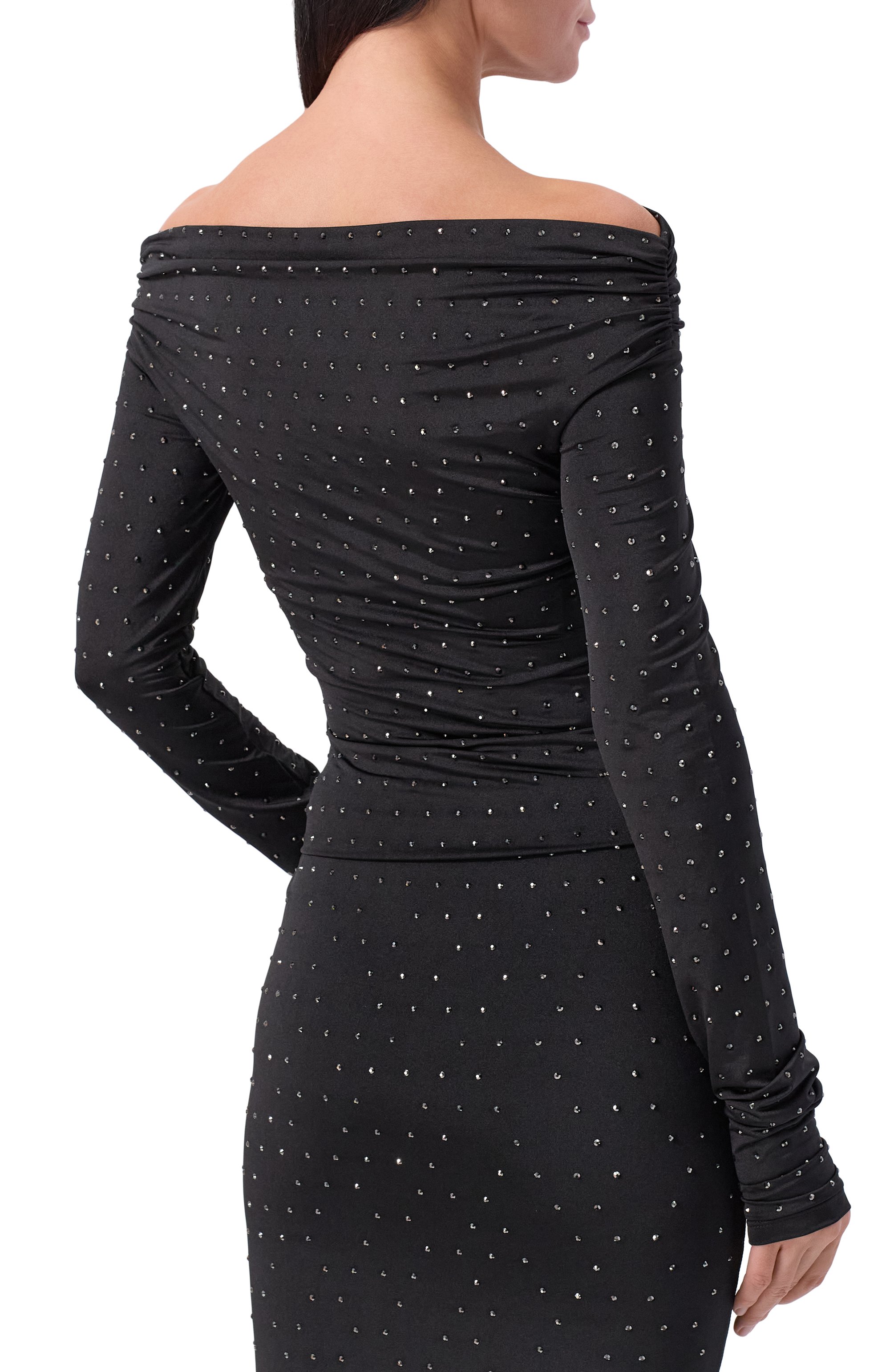 Топ с отделкой стразами THE ANDAMANE, арт. TM180708A/TJP185, фото 4