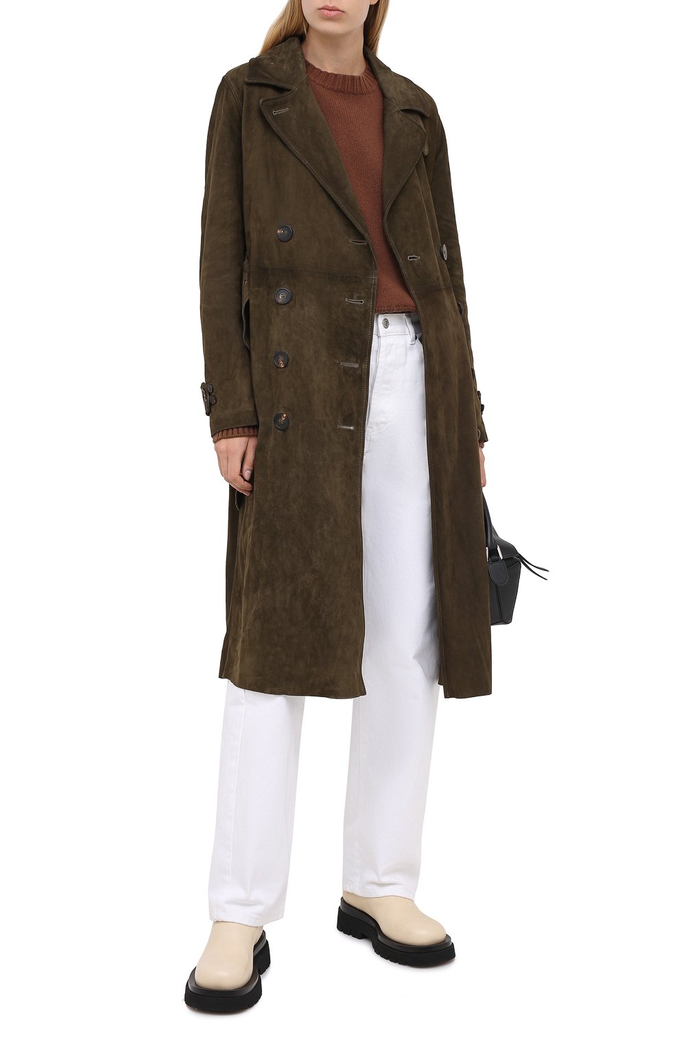 Замшевый тренч GOLDEN GOOSE DELUXE BRAND, арт. GWP00198.P000148, фото 2