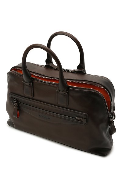 Кожаная сумка для ноутбука SANTONI, арт. UIBBA2109LI-GGTQT50, фото 4