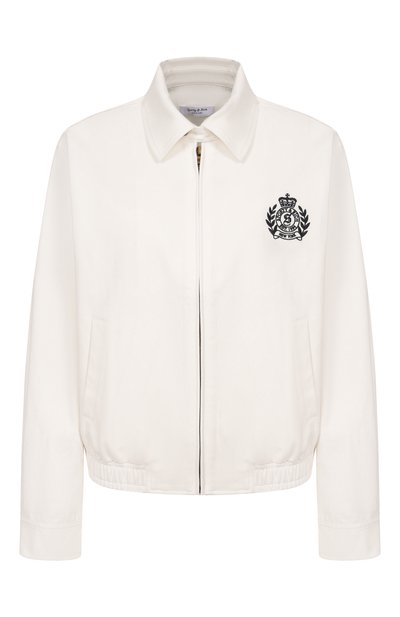 Женский хлопковый бомбер SPORTY AND RICH, арт. 0W02876243WH37