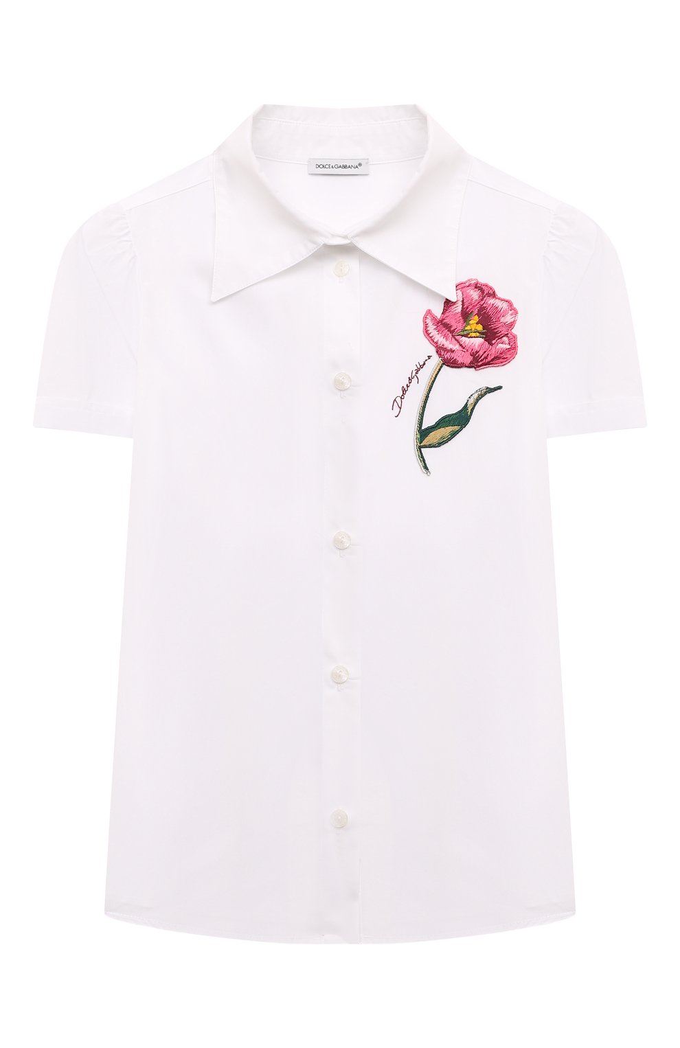 Хлопковая рубашка DOLCE & GABBANA, арт. L55S82/G7NRK, фото 1