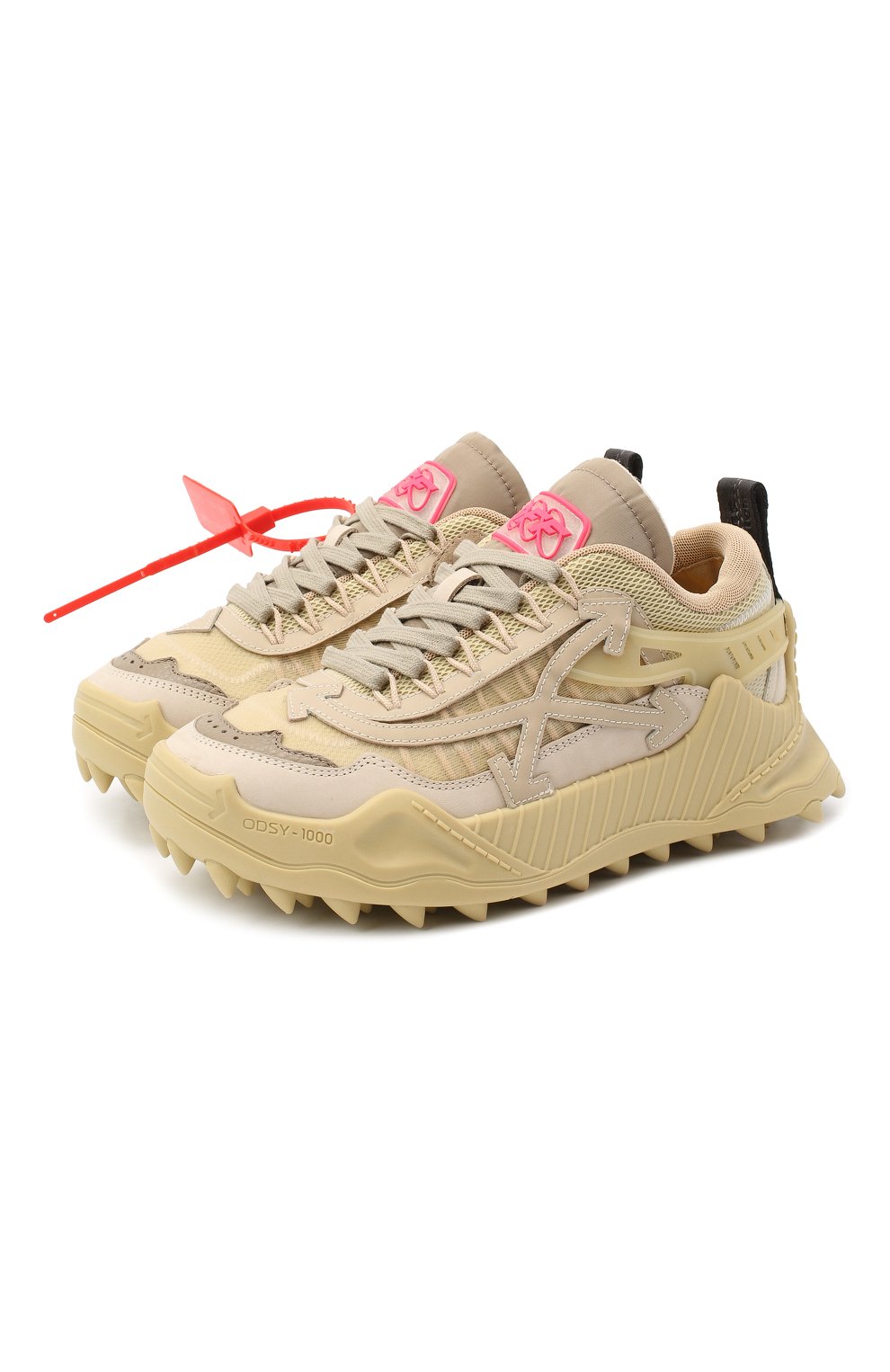 Комбинированные кроссовки odsy-1000 OFF-WHITE, арт. 0WIA180E20FAB0016109, фото 1