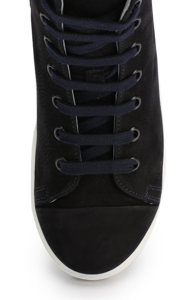 Высокие кожаные кеды на  шнуровке LANVIN, арт. 58479/28-35, фото 4