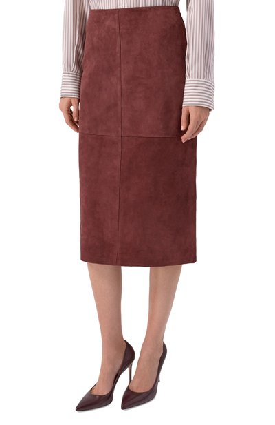 Замшевая юбка WEEKEND MAX MARA, арт. PALA, фото 3