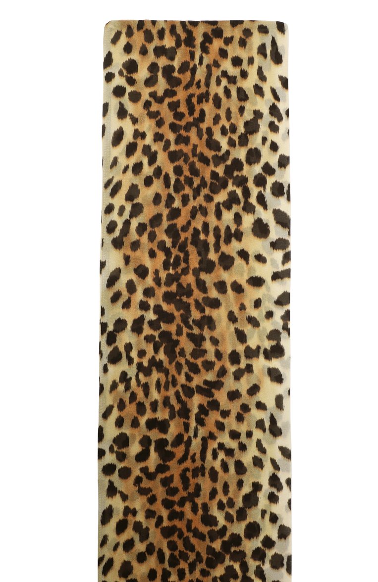 Женский шарф из вискозы BLUMARINE леопардового цвета, арт. 2W339W | Фото 4 (Нос: Не проставлено; Материал: Текстиль; Материал сплава: Проставлено)