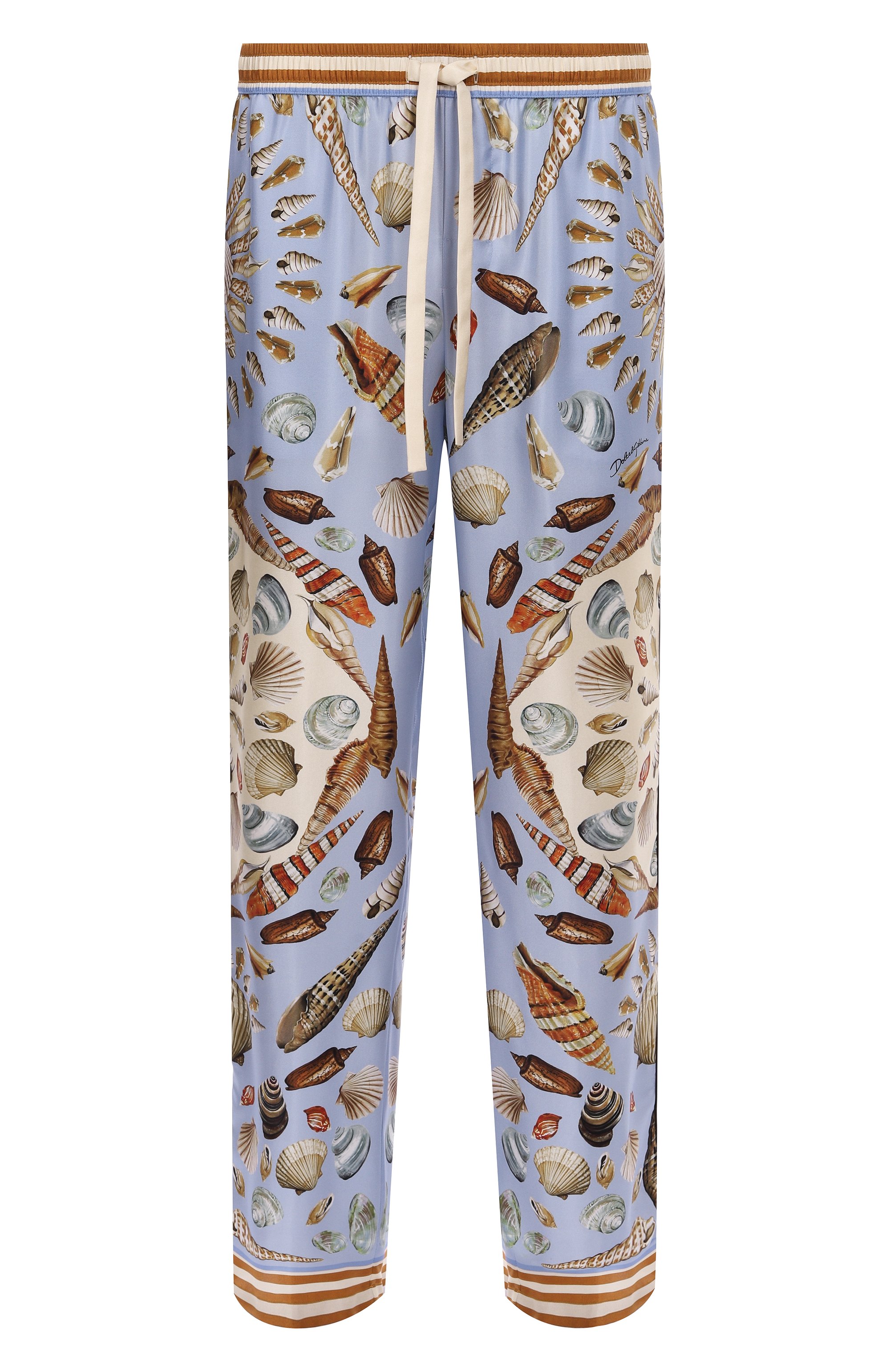 Шелковые домашние брюки DOLCE & GABBANA, арт. GVRMAT/HI1ZB, фото 1