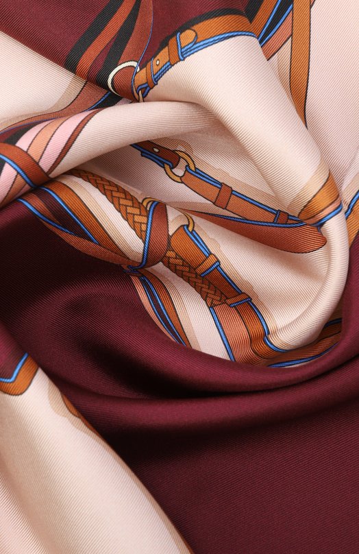 Шелковый платок Longchamp 50664GS0/GS0 Бордовый  50664GS0/GS0 Фото 3