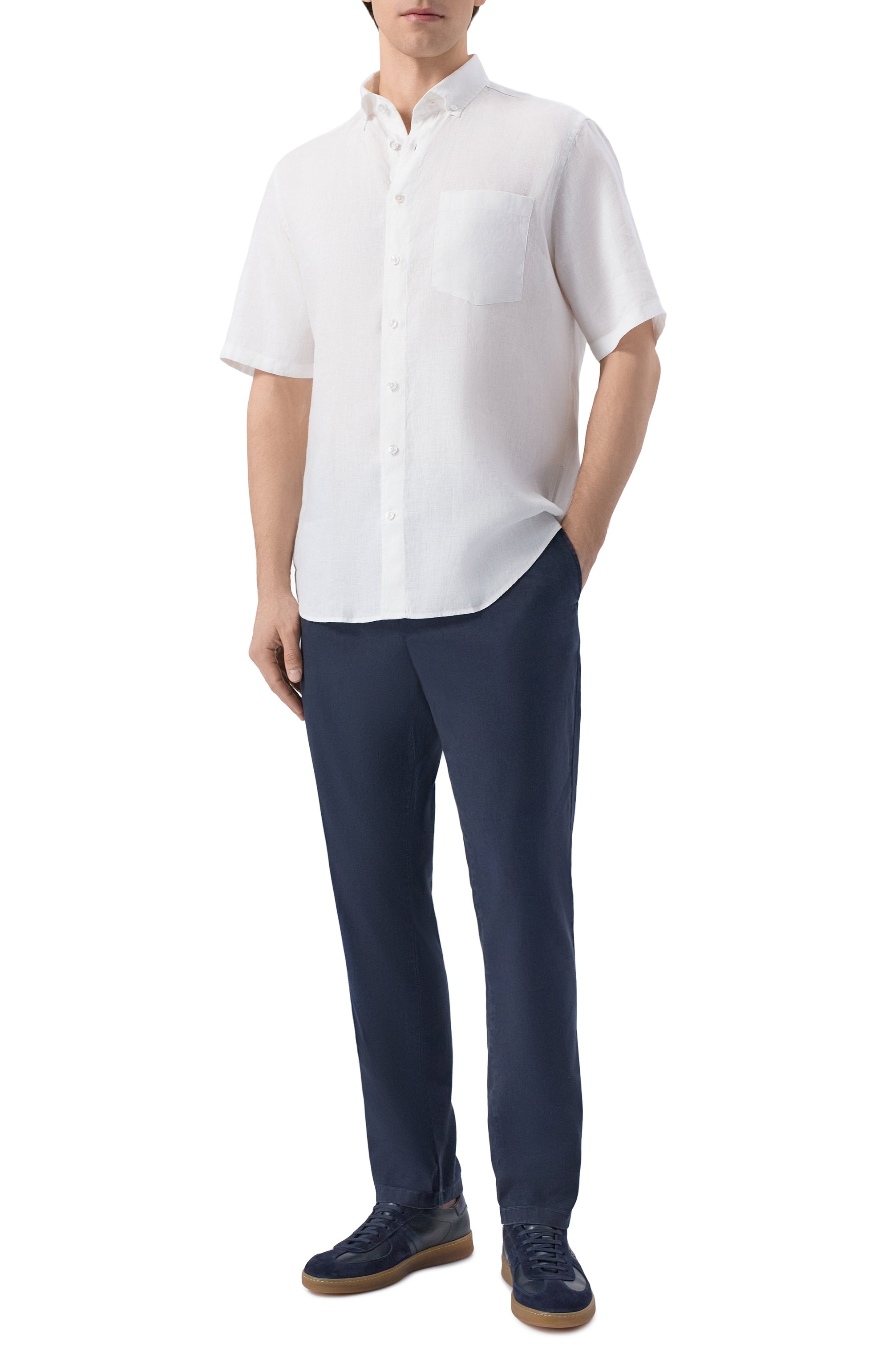 Брюки изо льна и хлопка BOGNER, арт. 18417335, фото 2