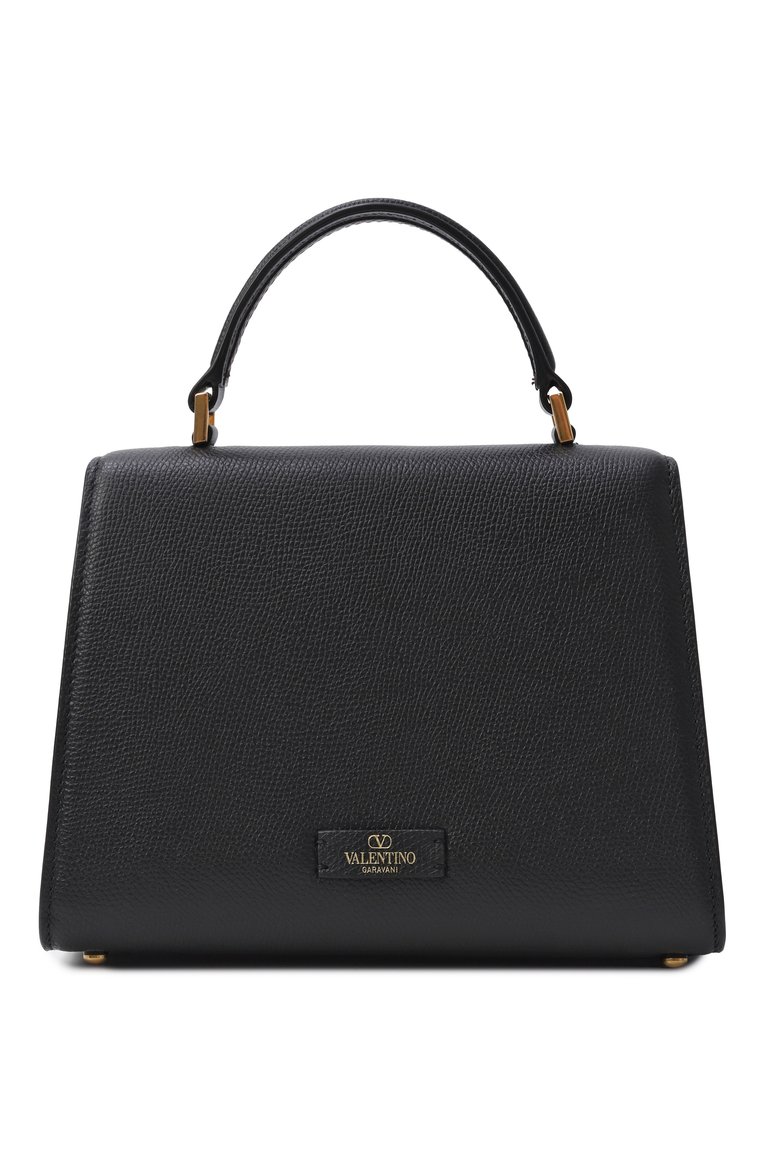 Женская сумка vsling small VALENTINO черного цвета, арт. ZW2B0F53/KGW | Фото 6 (Ремень/цепочка: На ремешке; Материал: Натуральная кожа; Размер: small)
