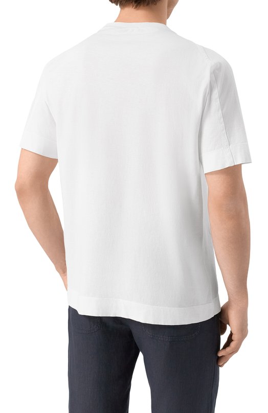 Хлопковая футболка Transit CFUTRC1360 Белый  CFUTRC1360 Фото 4