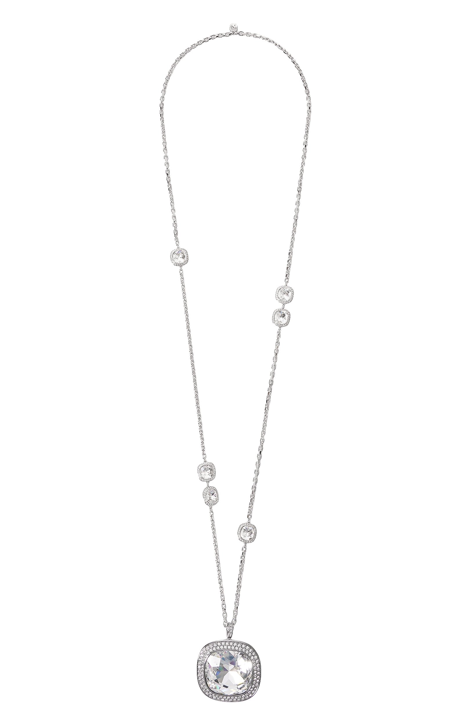 Колье una xl SWAROVSKI серебряного цвета по цене 49950 руб., арт. 5751324, фото 1 Колье una xl SWAROVSKI, арт. 5751324, фото 1