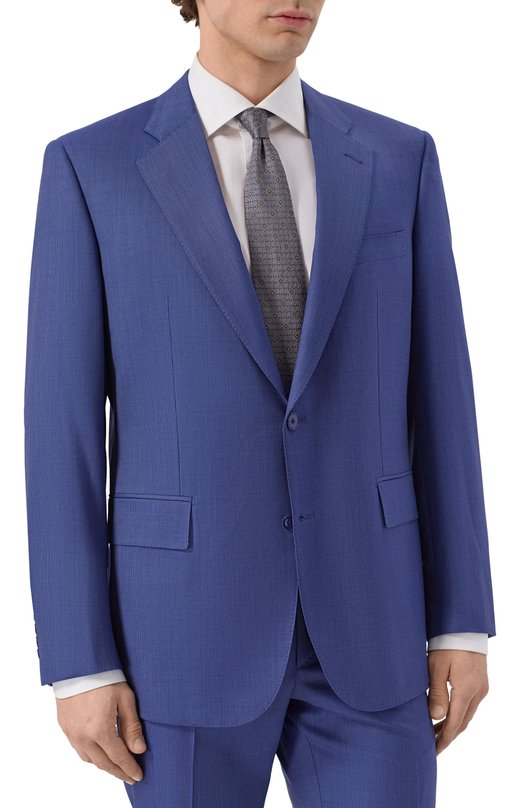 Шерстяной костюм Stefano Ricci S1SF432220/HB_001 Синий  S1SF432220/HB_001 Фото 2