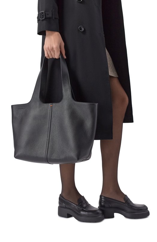 Сумка-тоут Santoni DIBGA2838BA-HWIA Чёрный  DIBGA2838BA-HWIA Фото 2
