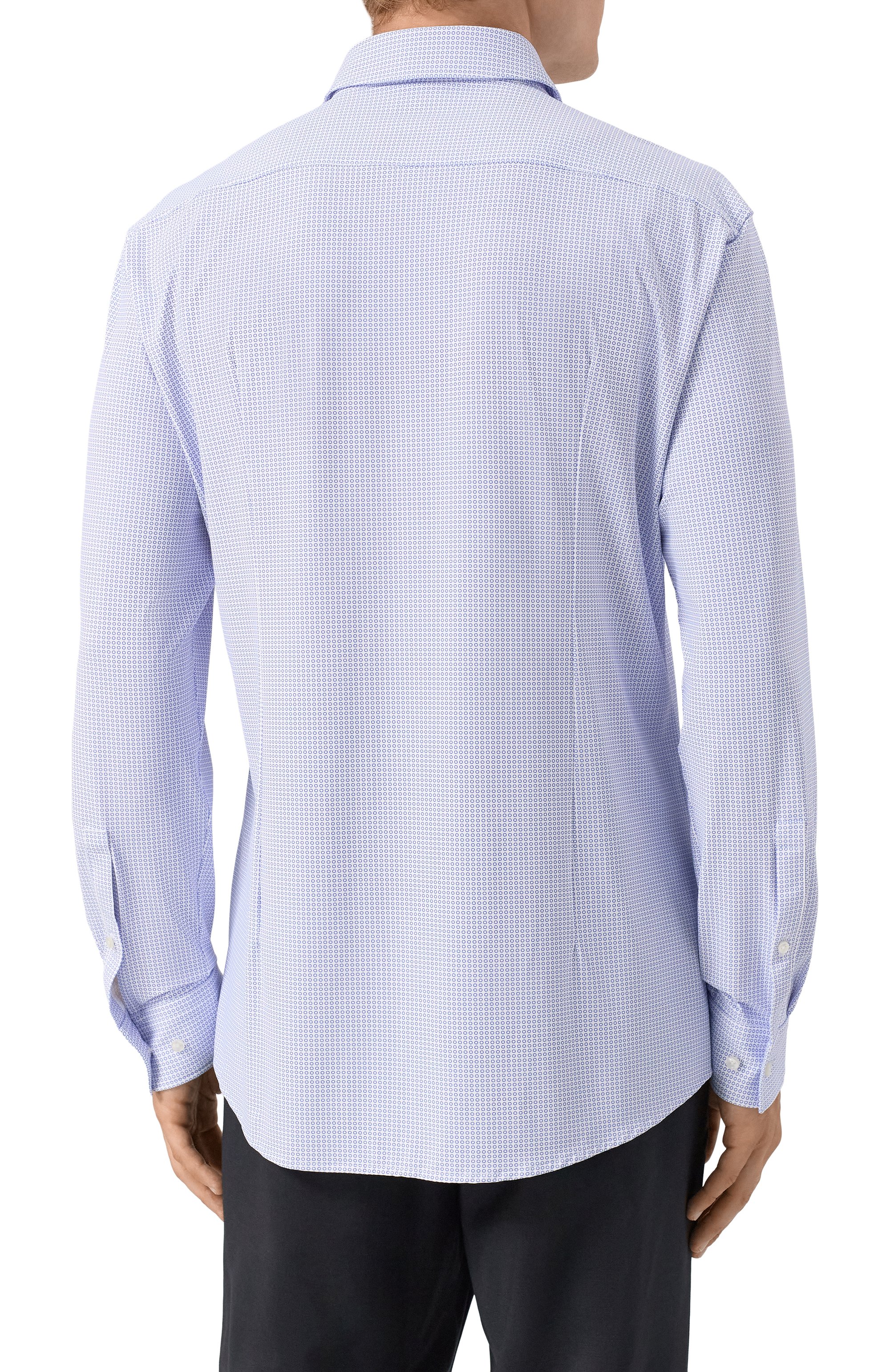 Рубашка HUGO голубого цвета по цене 13600 руб., арт. 50544942, фото 4 Рубашка HUGO, арт. 50544942, фото 4