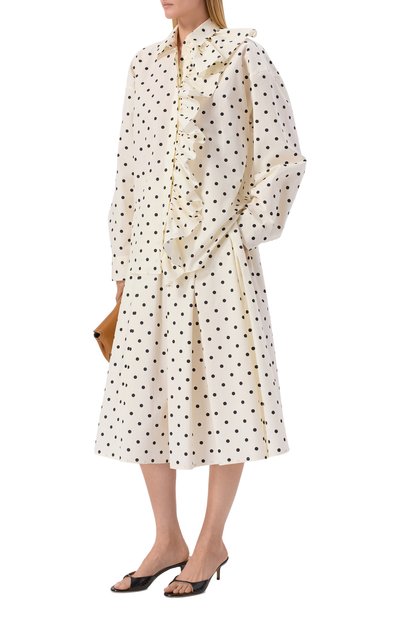 Женская хлопковая рубашка MSGM, арт. 4042MDE08/267353