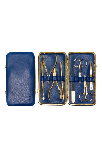 Женского маникюрный набор KIEHL SOLINGEN, арт. 9535/21G Special Gold Blue