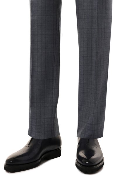 Кожаные оксфорды KITON, арт. USSA094N0010012, фото 3