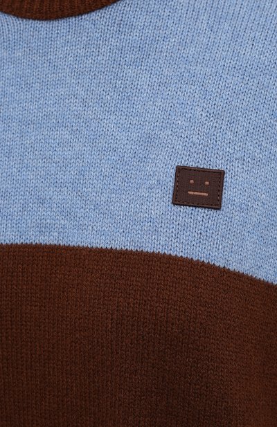 Шерстяной пуловер ACNE STUDIOS коричневого цвета по цене 29950 руб., арт. C60019/W, фото 5 Шерстяной пуловер ACNE STUDIOS, арт. C60019/W, фото 5
