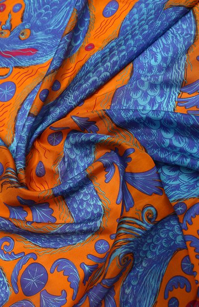 Шелковый платок дракон GOURJI, арт. T27DROR7R/1, фото 4