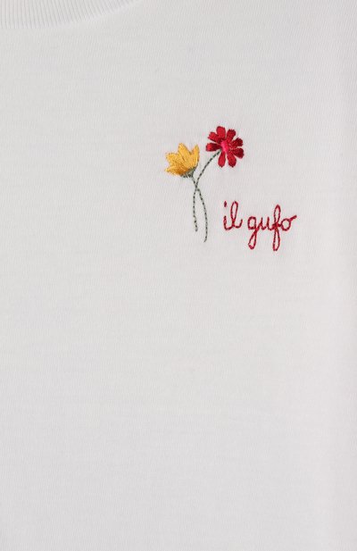 Хлопковая футболка IL GUFO, арт. P25TS483MF001/2A-4A, фото 3