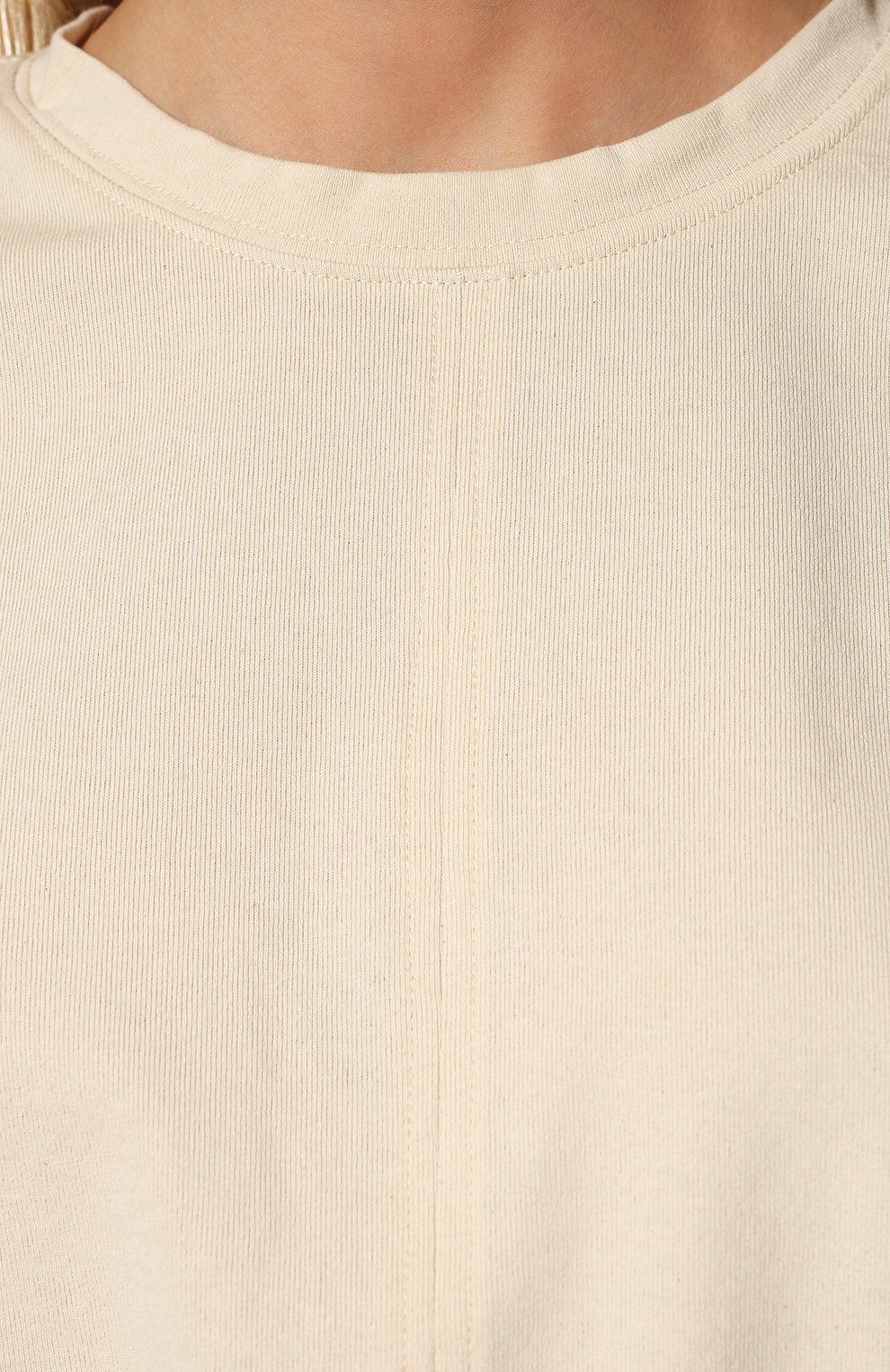 Хлопковая футболка ISABEL MARANT кремового цвета по цене 34500 руб., арт. TS0817-22P037I/ZELIKIA, фото 5 Хлопковая футболка ISABEL MARANT, арт. TS0817-22P037I/ZELIKIA, фото 5