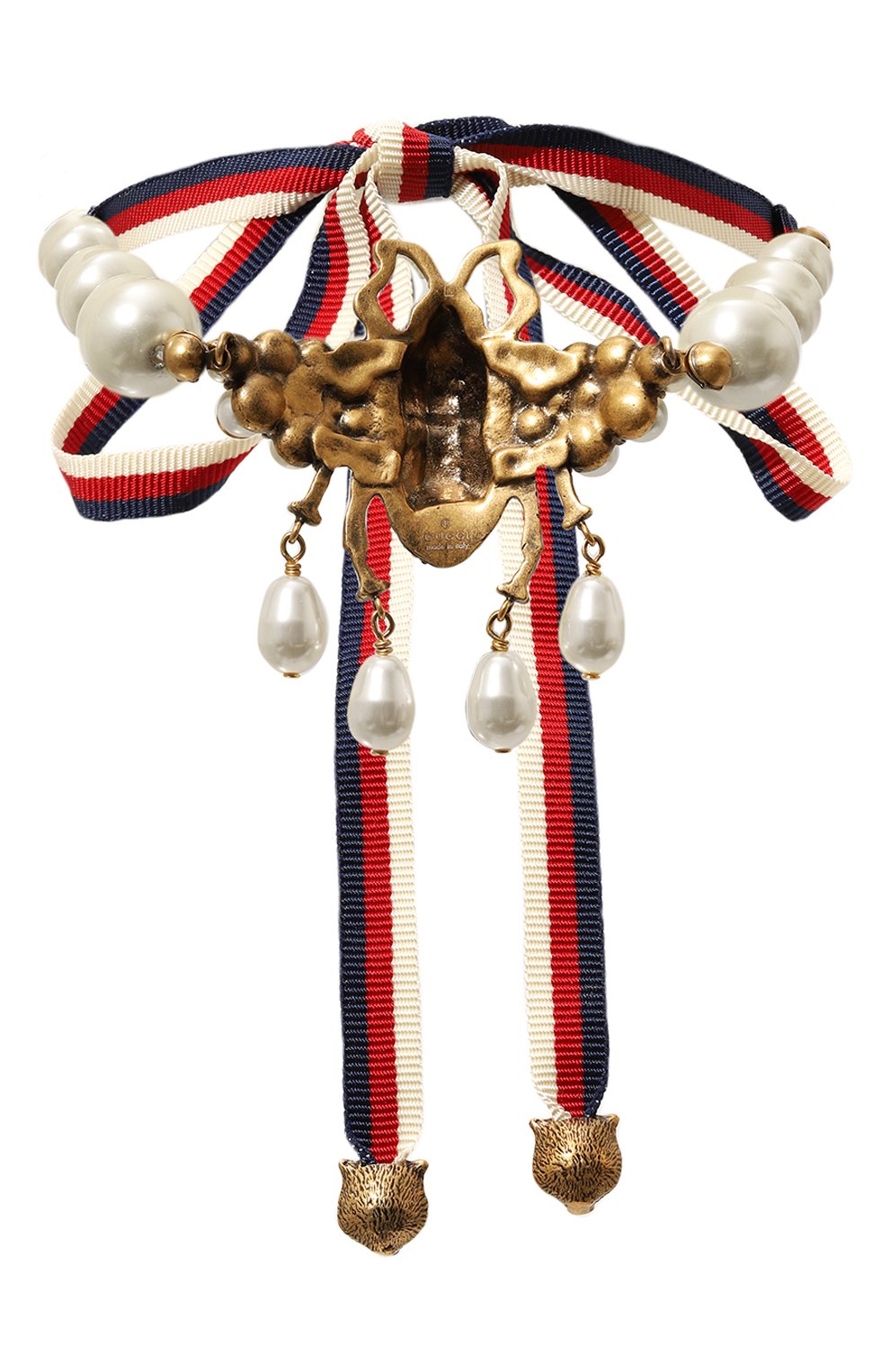 Колье GUCCI разноцветного цвета по цене 124000 руб., арт. 527133 J2D53, фото 3 Колье GUCCI, арт. 527133 J2D53, фото 3