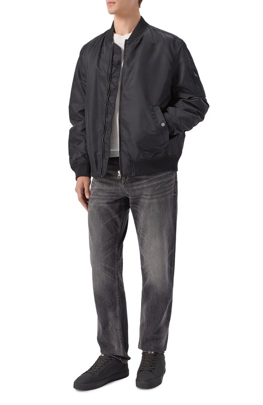 Кожаные кеды Oil Hide and Jack EIBKLBLKBLK_MTB Чёрный  EIBKLBLKBLK_MTB Фото 2