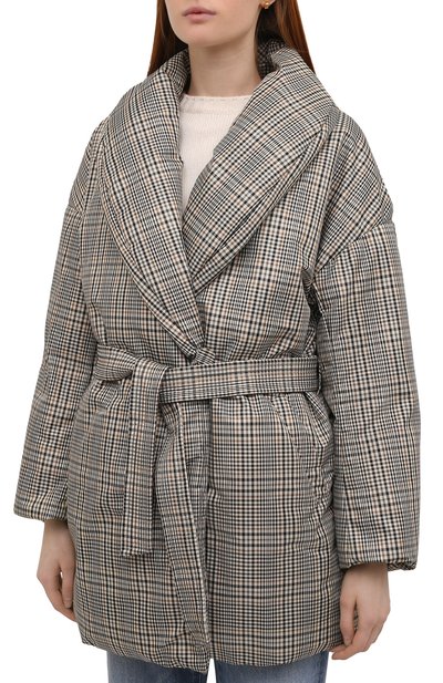 Пуховая куртка MACKAGE серого цвета по цене 110500 руб., арт. LE0NIE-PL, фото 3 Пуховая куртка MACKAGE, арт. LE0NIE-PL, фото 3