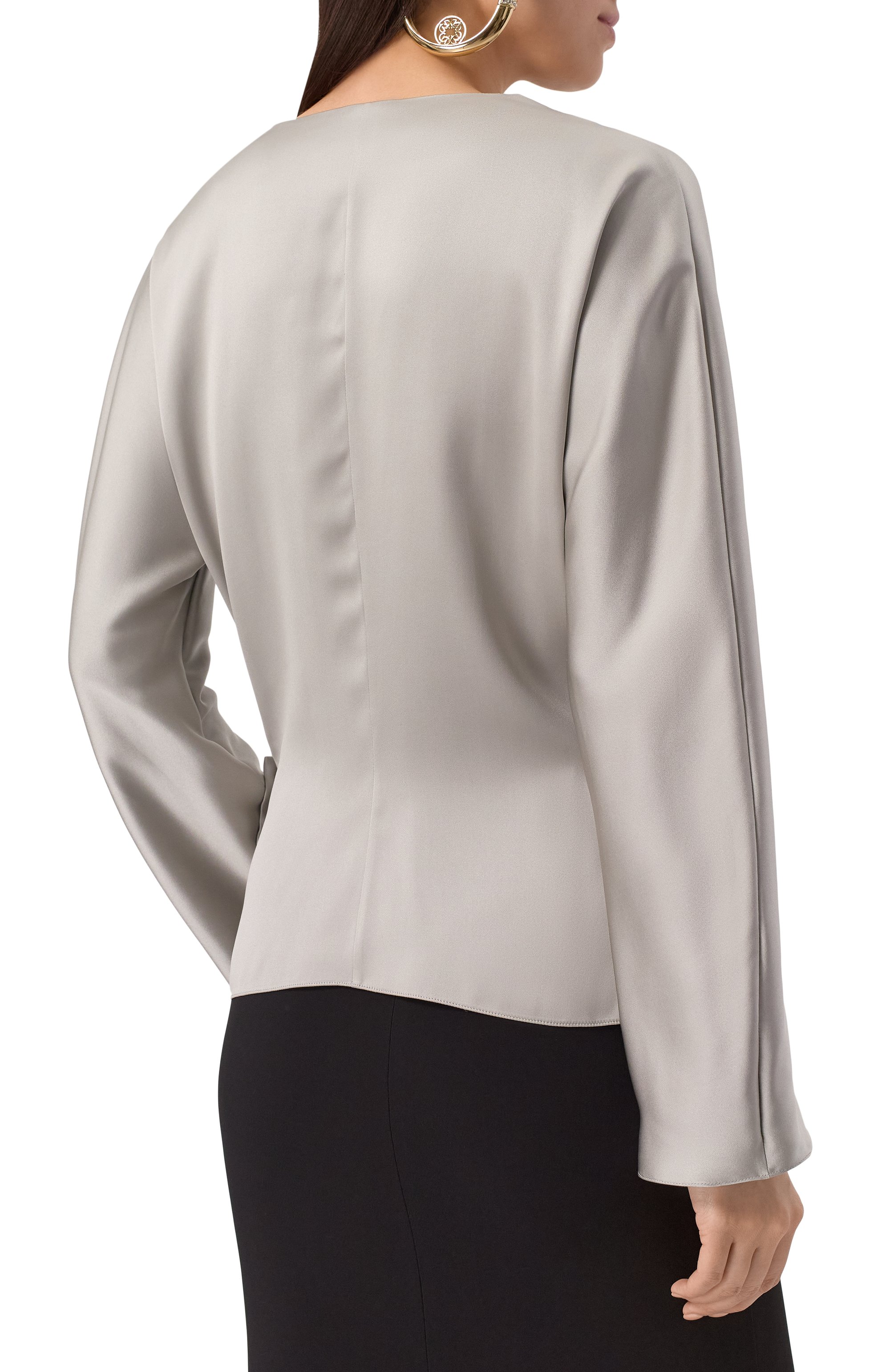 Атласная блузка GIORGIO ARMANI, арт. GW000843/TE10101, фото 4