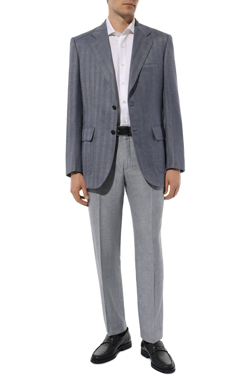 Брюки из шерсти и льна ZEGNA, арт. 749F07A7/75TB12, фото 2