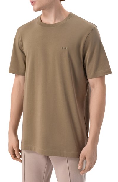 Хлопковая футболка BOSS, арт. 50468347, фото 3