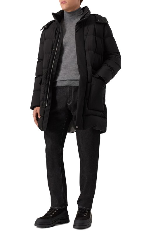 Пуховик Stefano Ricci M6J5300200/PL001H/60 Чёрный  M6J5300200/PL001H/60 Фото 2