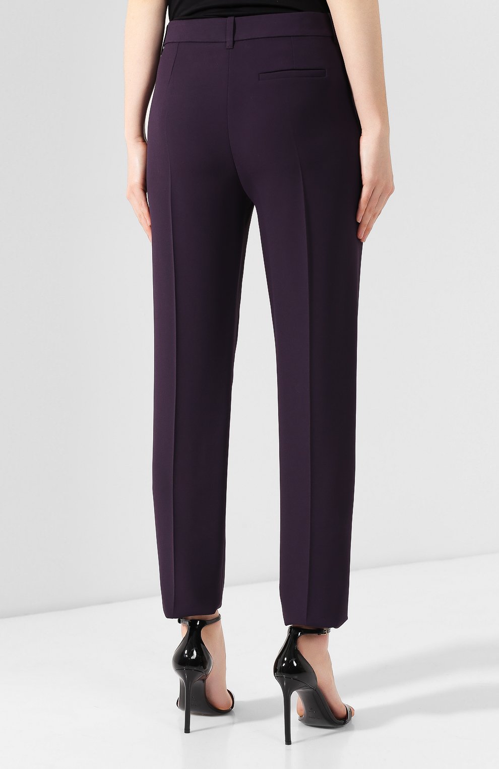 Брюки EMPORIO ARMANI темно-синего цвета по цене 51450 руб., арт. 4NP37T/42013, фото 4 Брюки EMPORIO ARMANI, арт. 4NP37T/42013, фото 4