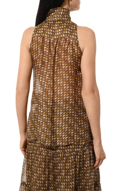 Топ изо льна и шелка KITON, арт. D57466K0977C, фото 4