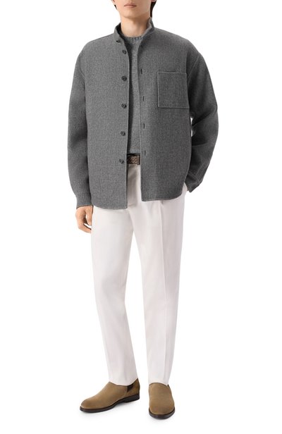 Куртка-рубашка из шелка и кашемира GIORGIO ARMANI, арт. GM004453/TE23830, фото 2