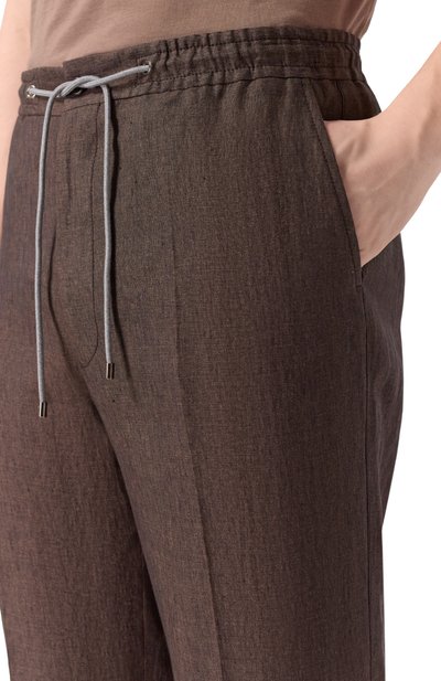 Льняные брюки CORNELIANI, арт. 274L27/2714159, фото 5