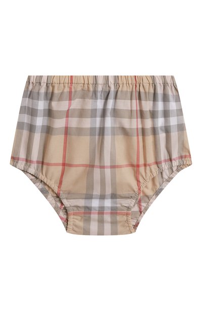 Хлопковый комплект из платья и шорт BURBERRY, арт. 8109060, фото 4