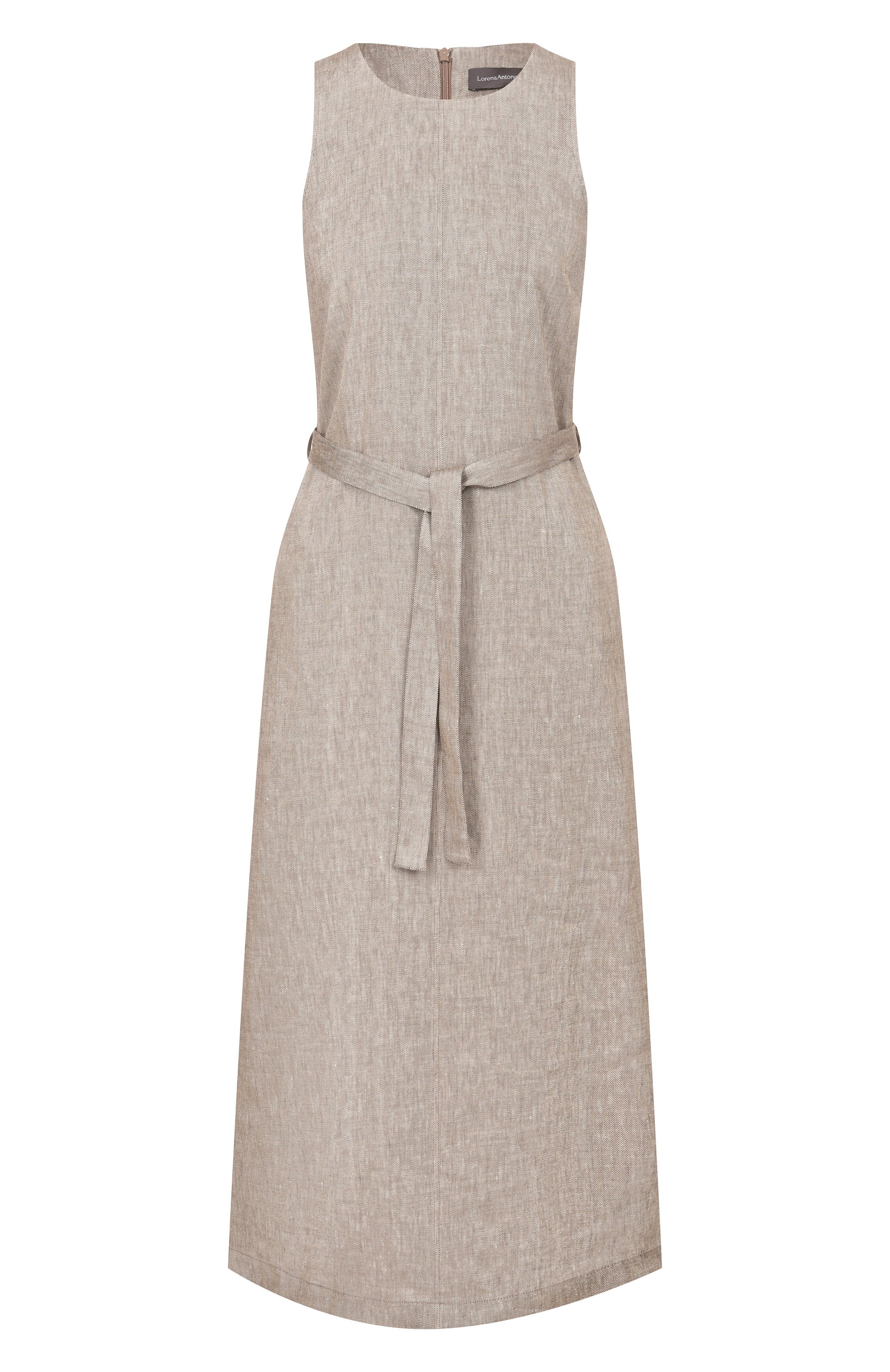 Платье изо льна и вискозы LORENA ANTONIAZZI, арт. E2624AB34A/5154, фото 1