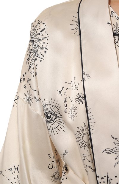 Шелковый халат MORPHO&LUNA, арт. S31G23IV/VI0LET, фото 5