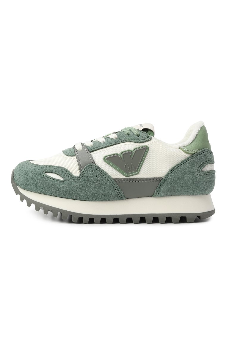 Комбинированные кроссовки EMPORIO ARMANI, арт. XYX040/X0X04, фото 1