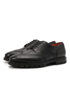 Кожаные дерби SANTONI, арт. MCCG17915SM5EBUFN01, фото 1