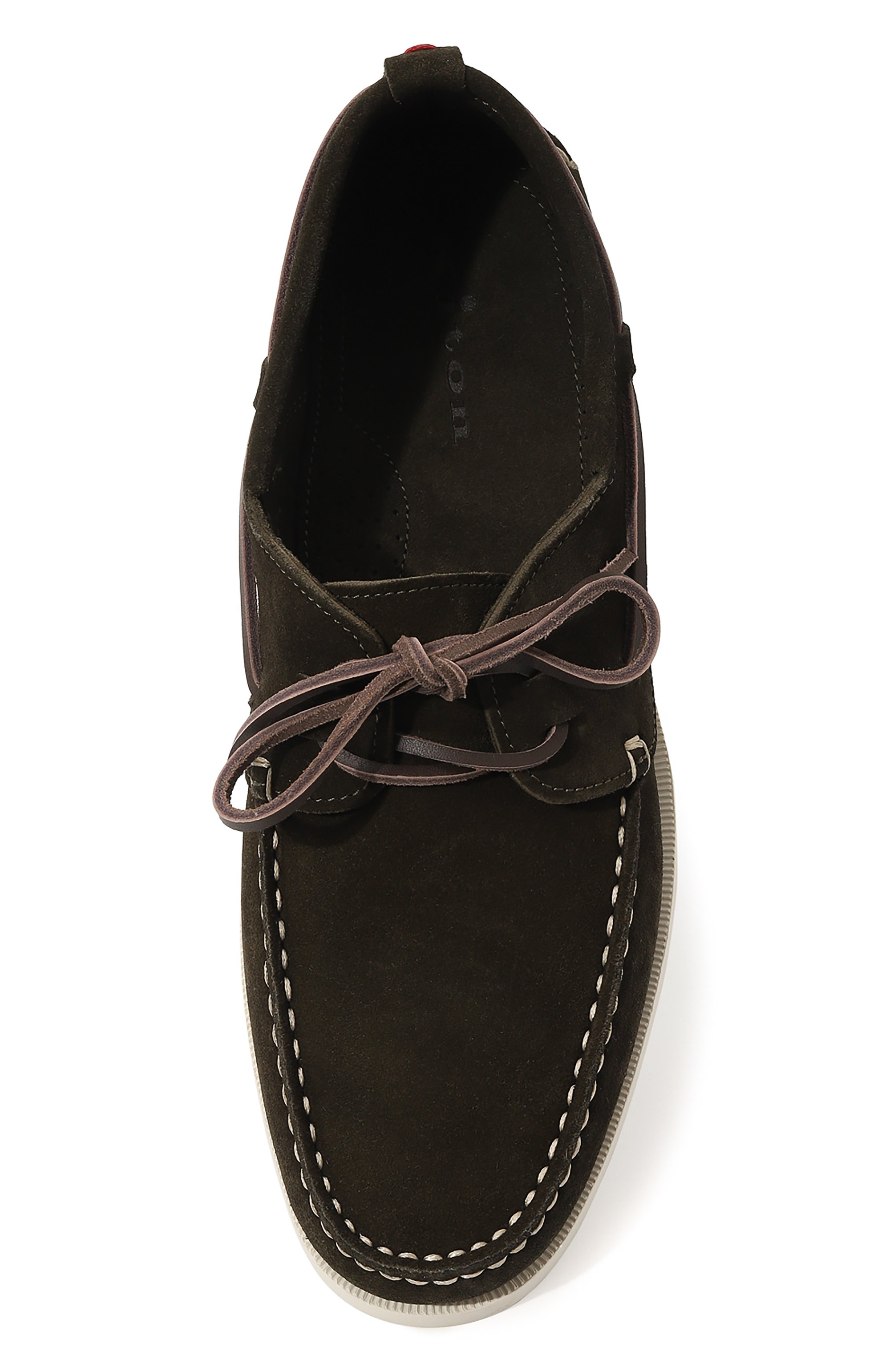 Замшевые топсайдеры KITON, арт. USSA062N00985, фото 6