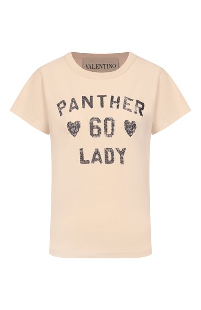 Женская хлопковая футболка VALENTINO, арт. 7B3MG24Y9GL