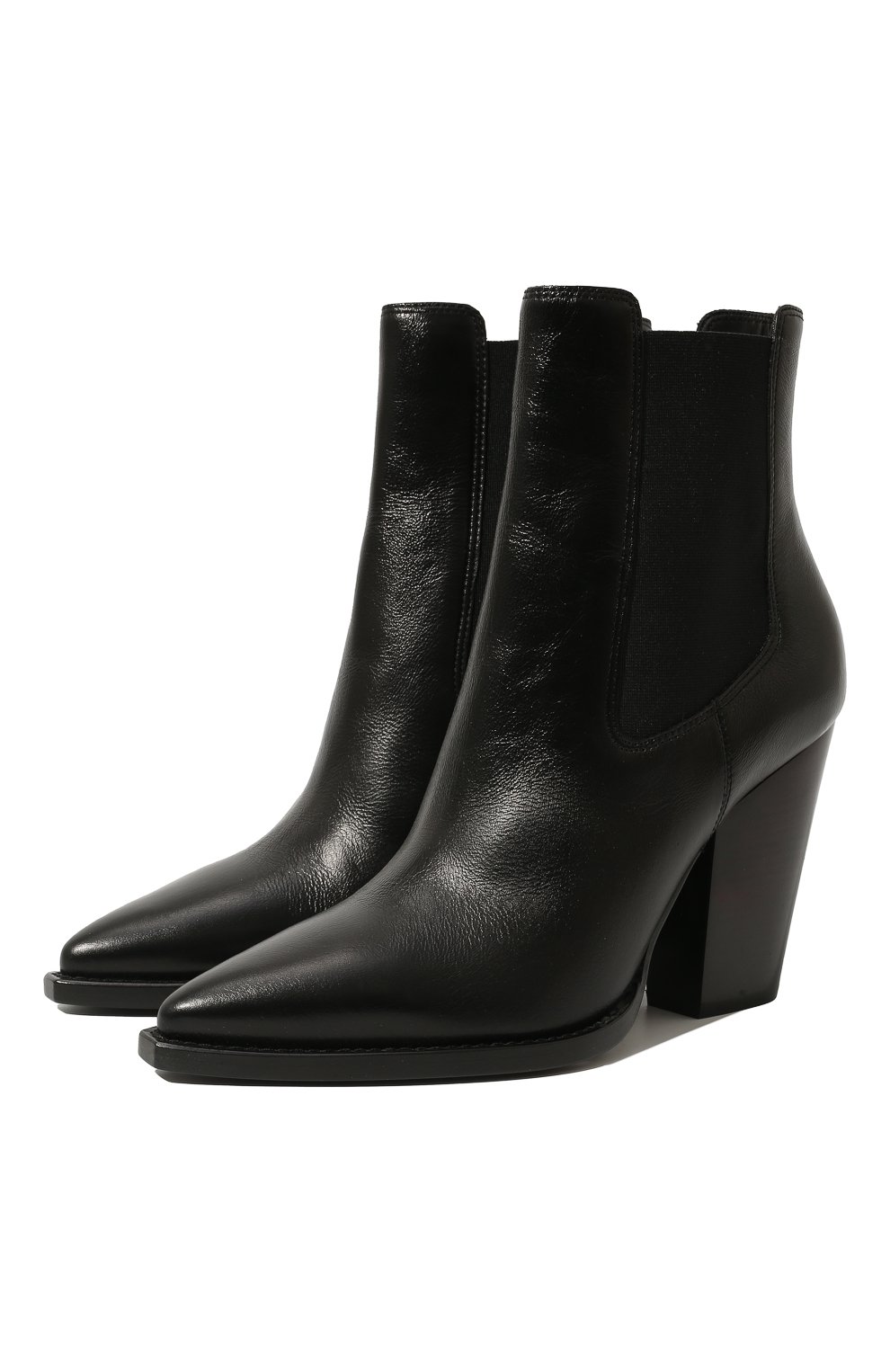 Кожаные казаки theo SAINT LAURENT, арт. 636146/0RT00, фото 1