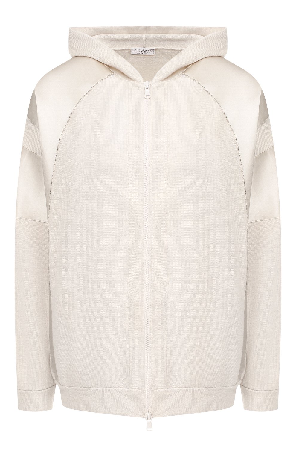 Кашемировый кардиган BRUNELLO CUCINELLI кремового цвета по цене 425500 руб., арт. M12169506, фото 1 Кашемировый кардиган BRUNELLO CUCINELLI, арт. M12169506, фото 1